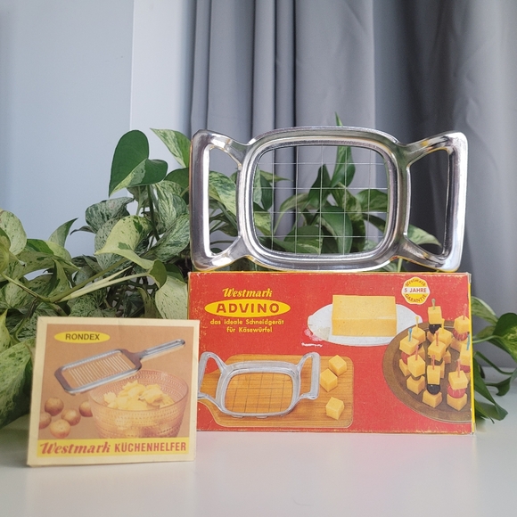 Westmark Advino Cheese Cube Cutter Slicer Wire Grid Handles Kitchen Utensil West - Picture 3 of 3